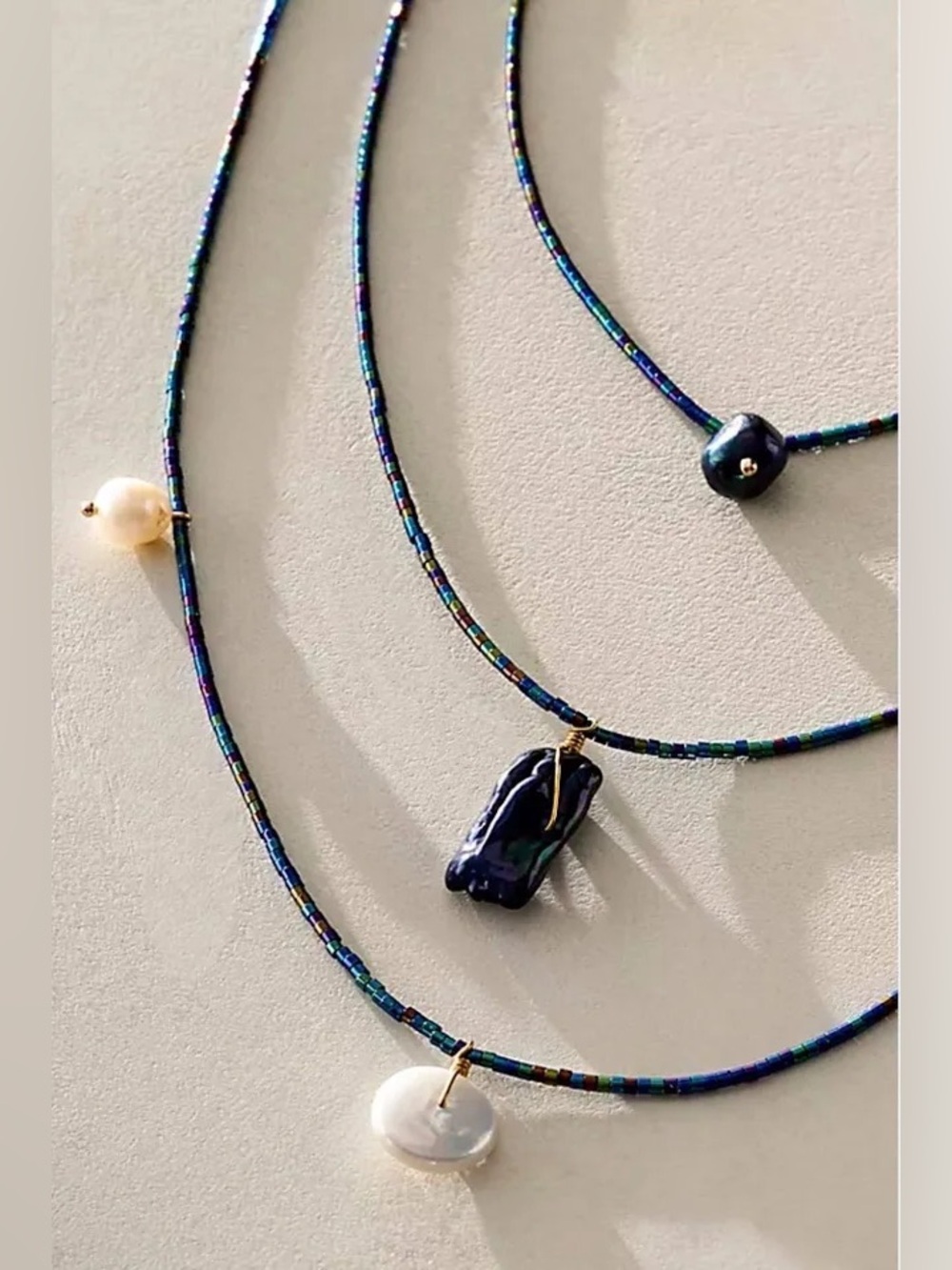NWT Free People x Ariana OST Celebrate Layered Necklace - Picture 2 of 9
